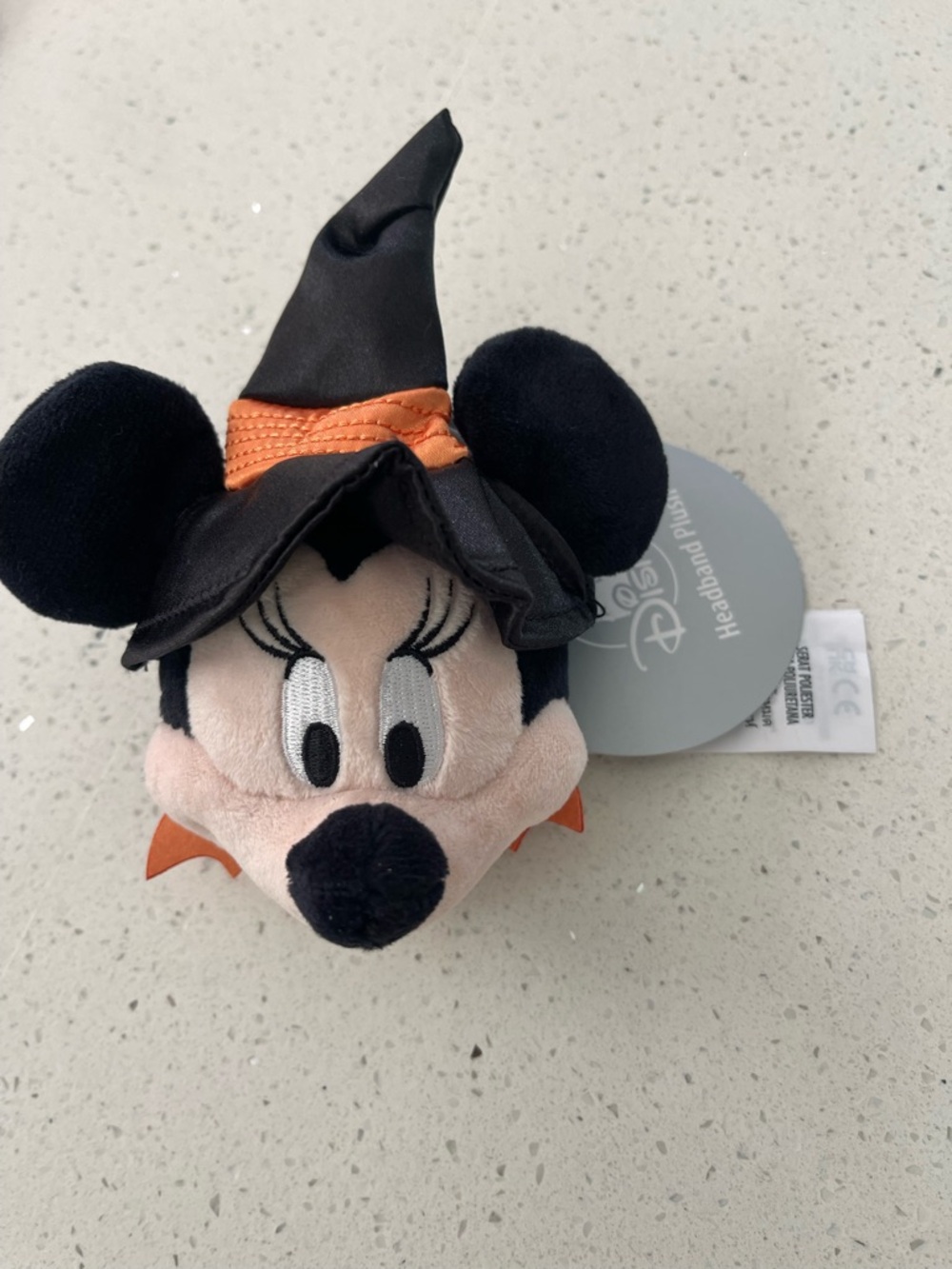 Disney Parks Create Your Own Headband Halloween Minnie Mouse Witch Plush NEW